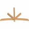 Ekena Millwork Alberta Smooth Timber Gable Bracket, Western Red Cedar, 72"W x 48"H x 3 1/2"D x 3 1/2"F, 16/12 Pitch GBW072X48X0404ALB00SWR - alternate 3